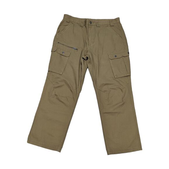 Duluth Trading Co Fire Hose Cargo Pants Dark Green Workwear Mens 38 x 30 Utility - Picture 1 of 4